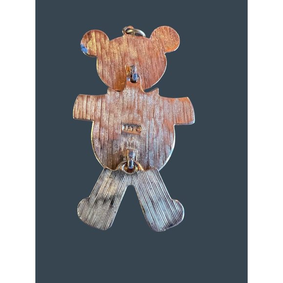 Vintage Art Panda Bear Pendant Charm Dangle Moving Dancing - Picture 10 of 14